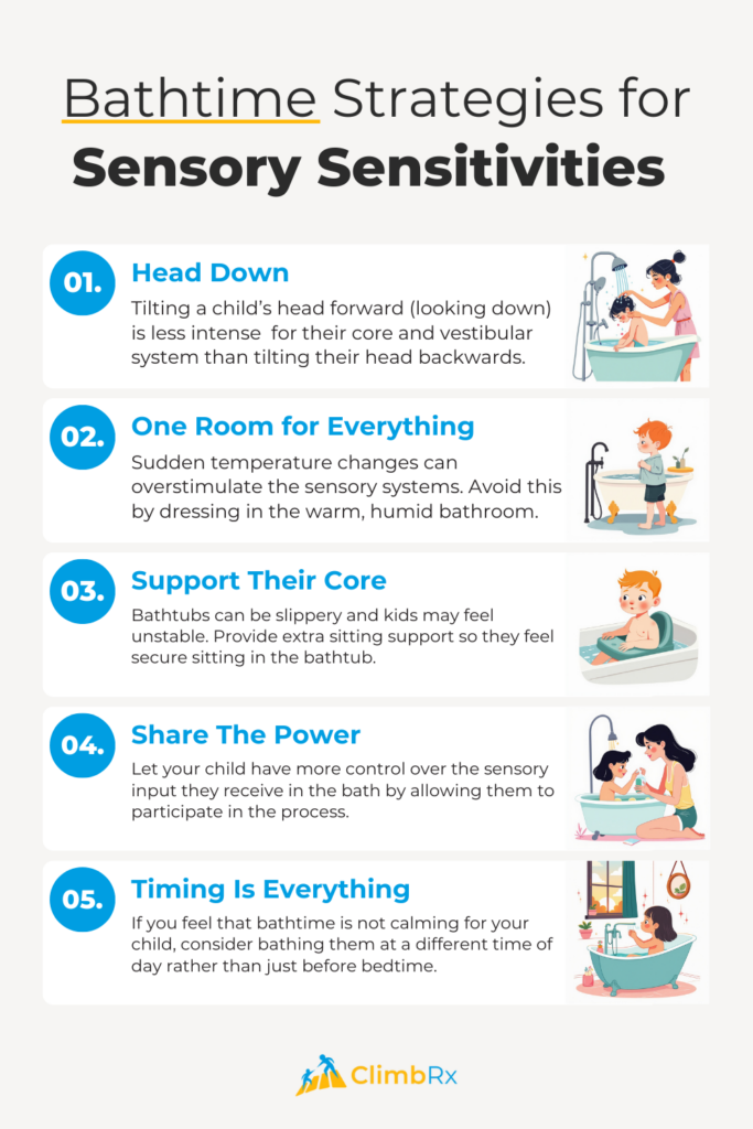 Splish Splash, I hate Taking A Bath (But Only When You're Washing My Hair) 3 Bathtime Strategies for Sensory Sensitivities