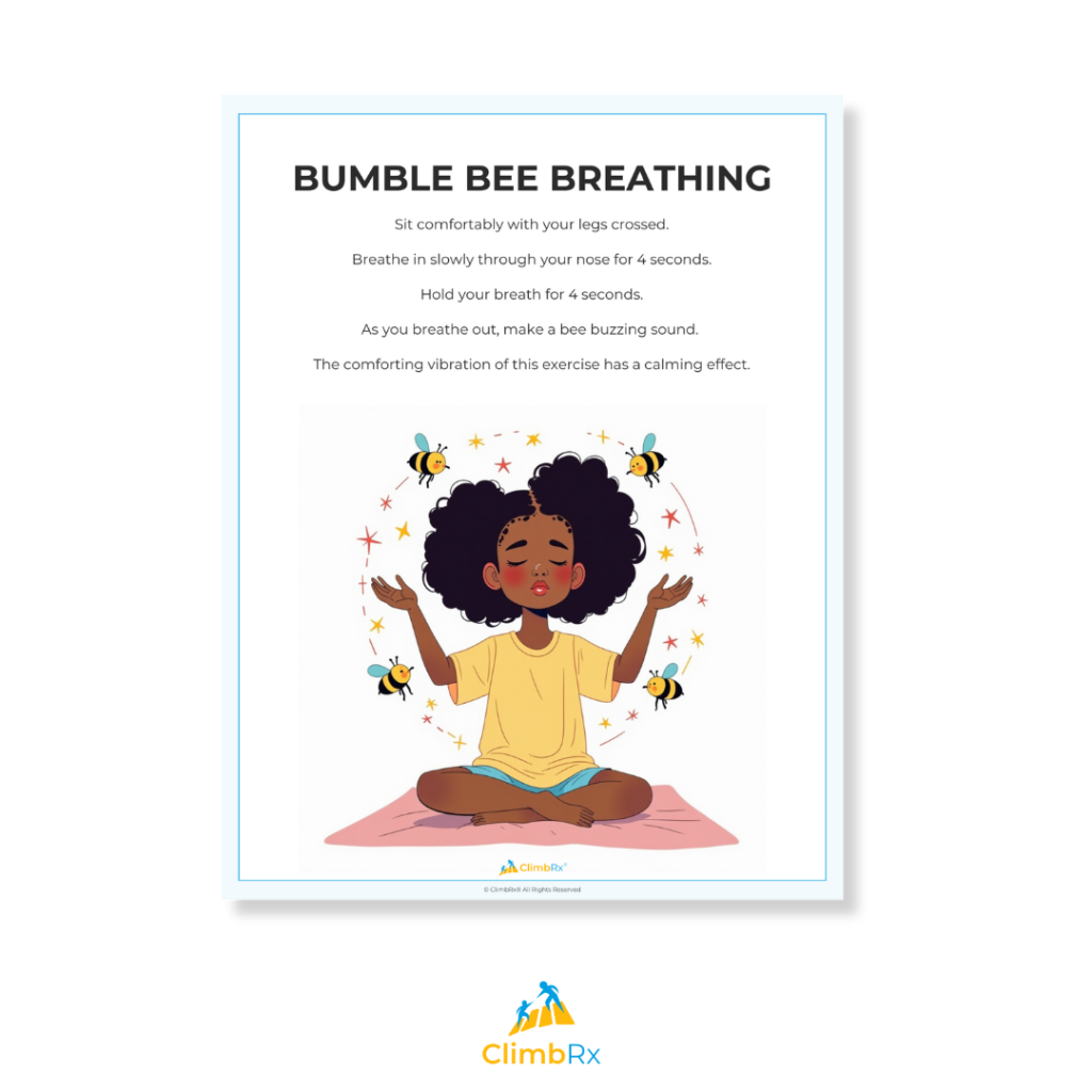 Teaching Kids to Breathe – Simple Deep Breathing Activities for Kids 7 bumblebee breathing