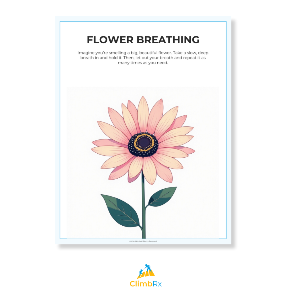 Teaching Kids to Breathe – Simple Deep Breathing Activities for Kids 9 flower breathing