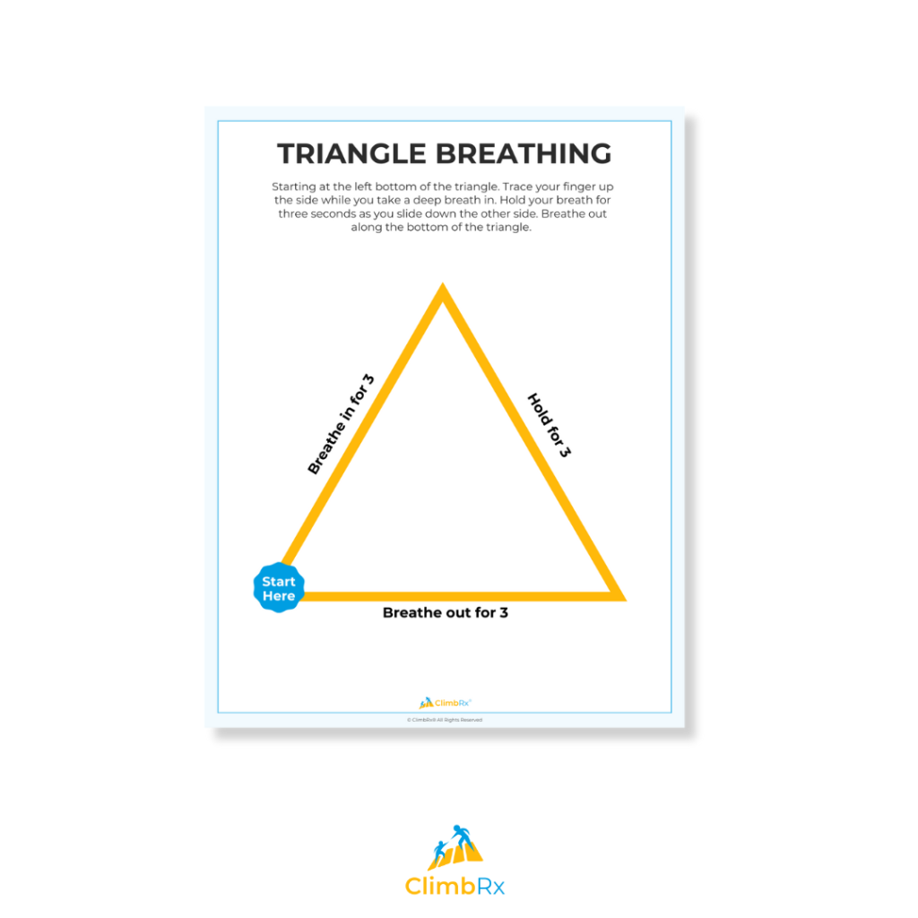 Teaching Kids to Breathe – Simple Deep Breathing Activities for Kids 3 deep breathing activities for kids - triangle breathing