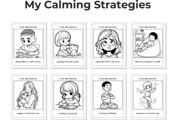 My Calming Strategies Coloring Book