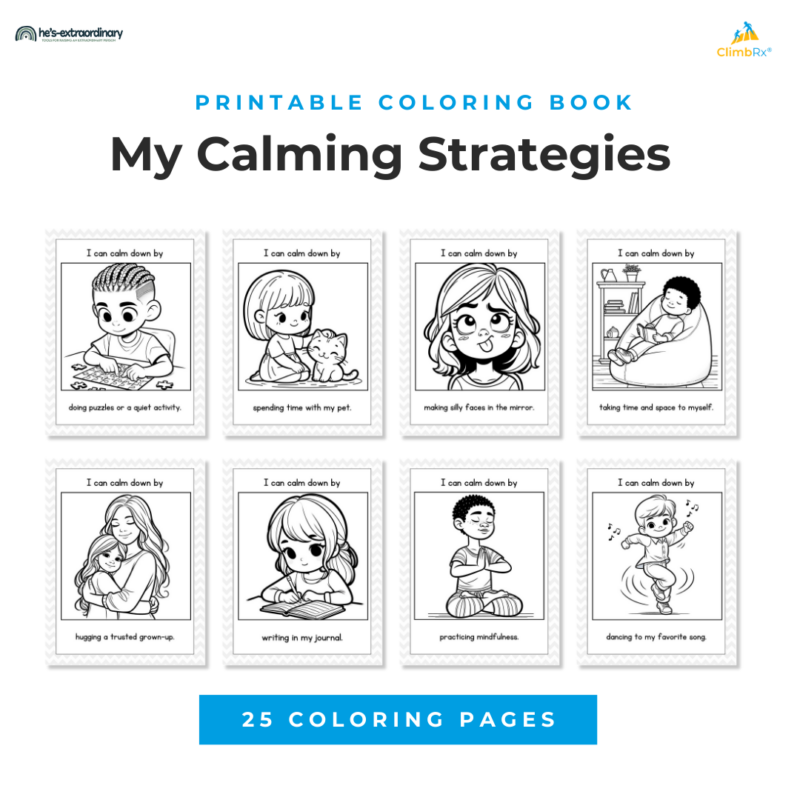 My Calming Strategies Coloring Book