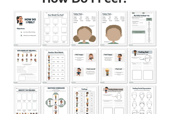 How Do I Feel? 24 Page Feelings Booklet