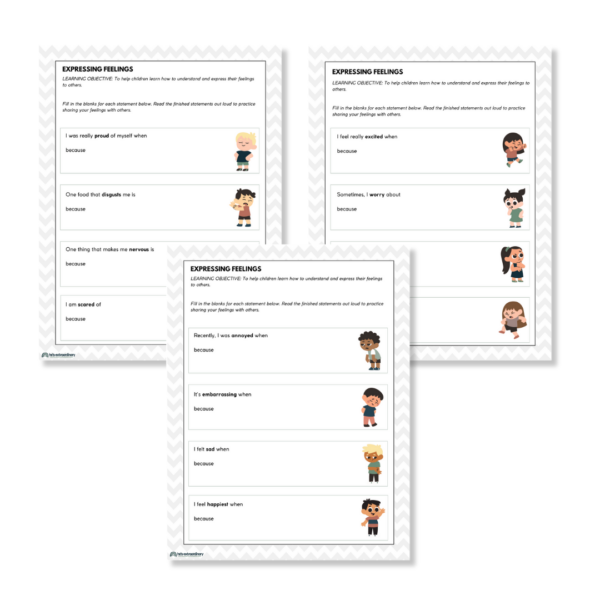 How Do I Feel? 24 Page Feelings Booklet - Image 3