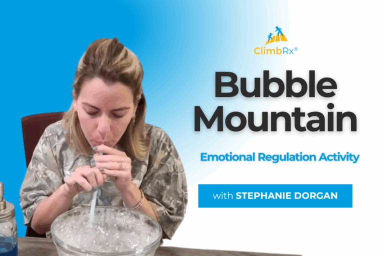 Bubble Mountain Emotional Regulation Activity