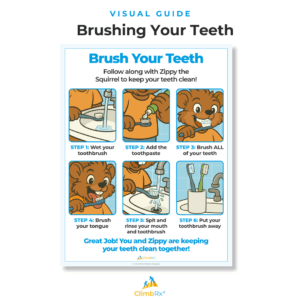 Brushing Your Teeth Visual Guide