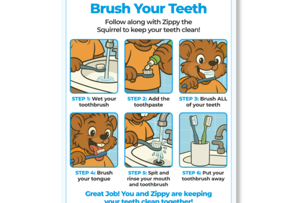Brushing Your Teeth Visual Guide