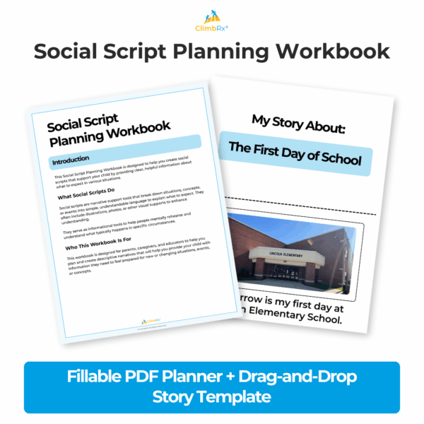 Social Script Planning Workbook