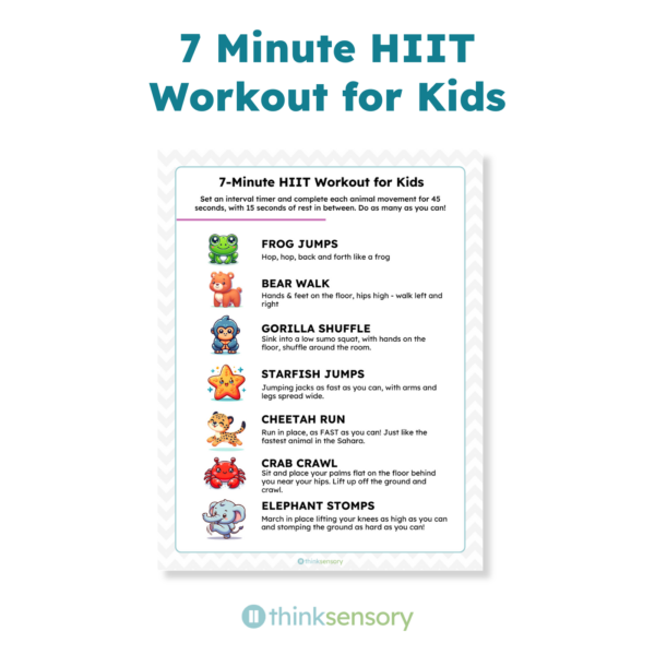 7-Minute HIIT Workout for Kids