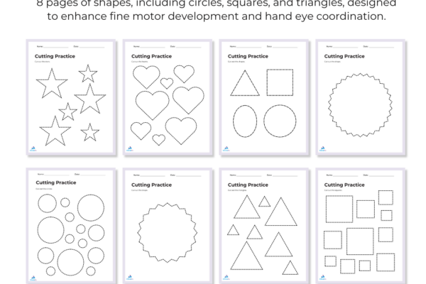 Shapes Cutting Practice