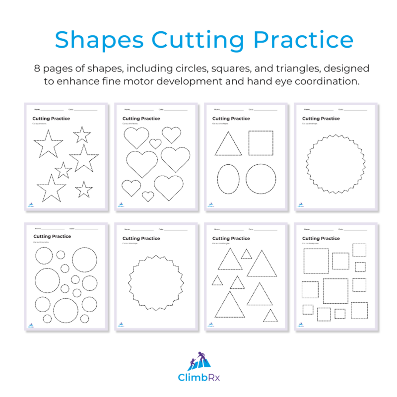 Shapes Cutting Practice