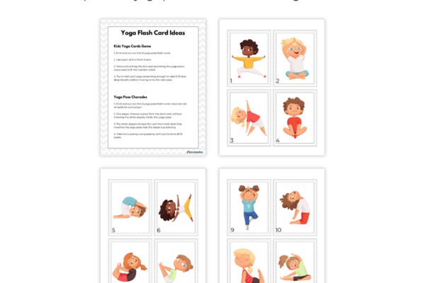 Yoga Flash Cards for Kids