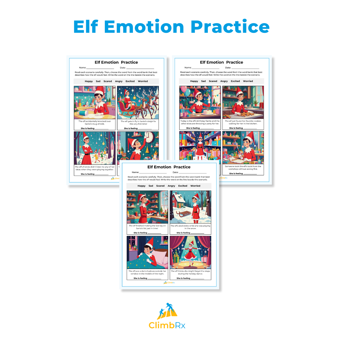 Elf Emotion Practice 1 Elf Emotion Practice